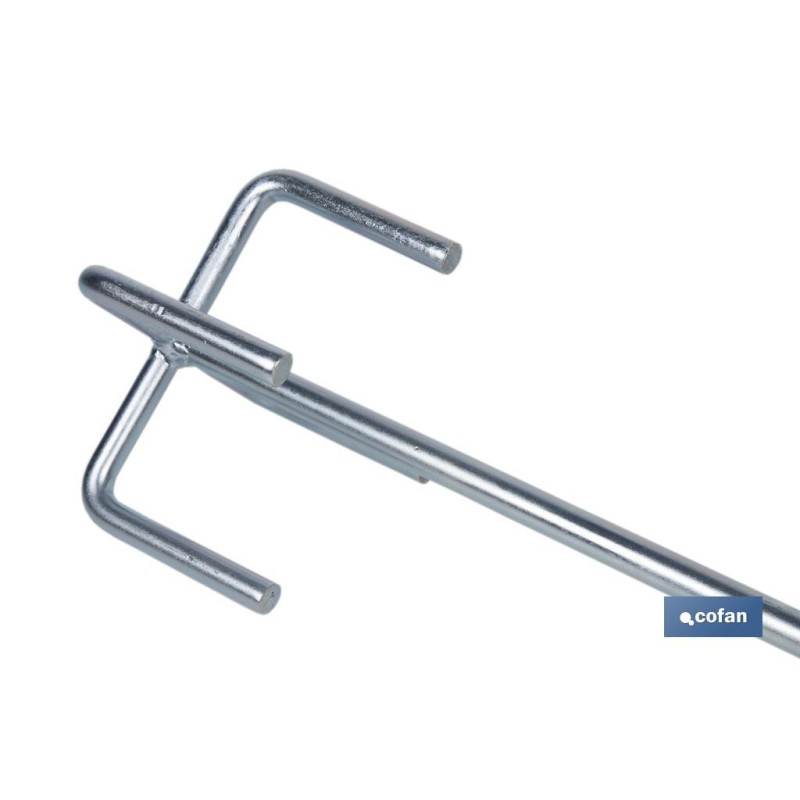 Varilla mezcladora epoxi | Accesorio mezclador M14 | Adecuada para mezclar epoxi | Medidas: Ø120 x 600 mm