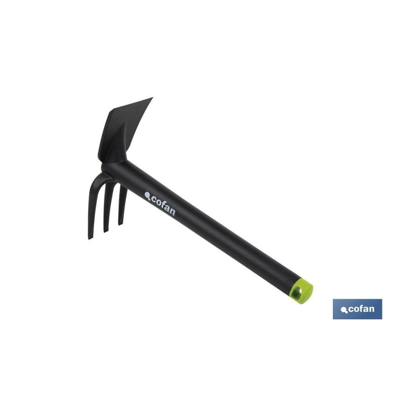 Set de 3 herramientas de jardinería | Incluye: trasplantador, rastrillo y azuela