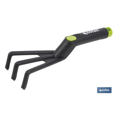 Rastrillo de nylon para jardín | Ideal para macetas, jardineras o pequeños espacios verdes