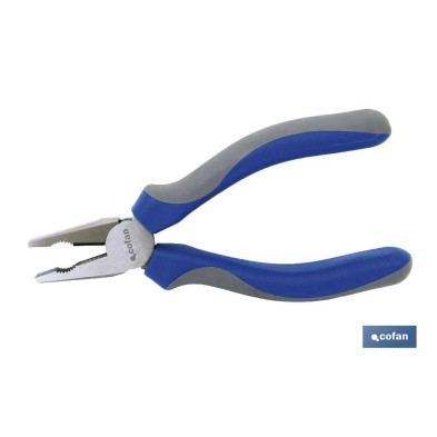 Alicate universal con muelle | Alicate para electricista con mango ergonómico | Medidas del alicate: 200 mm