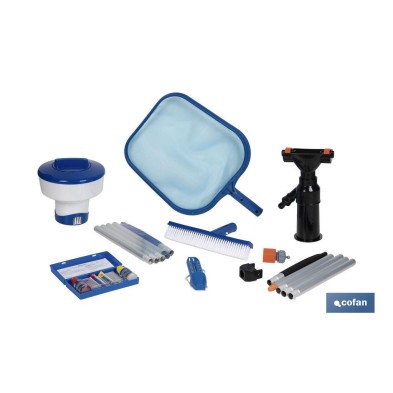 Kit de mantenimiento y limpieza de piscinas | La solución integral para una piscina impecable