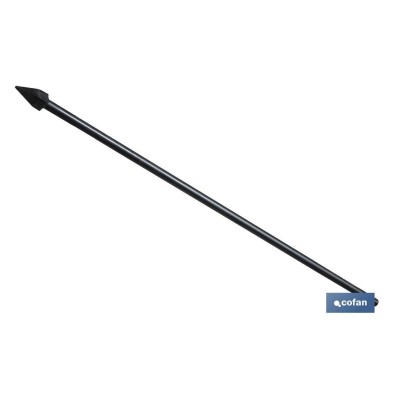 Plantador cuadrado de acero endurecido | Con mango metálico | Ideal para jardinería y agricultura | Disponible en diferentes med