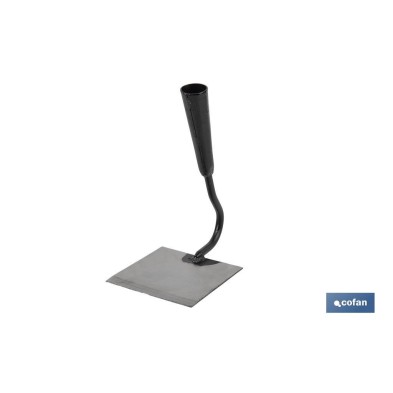 Vineta pulida de acero endurecido | Mango no incluido | Material: acero endurecido | Ideal para agricultura | Medidas: 12 x 12 c