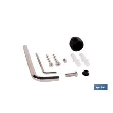 Ducha higiénica para inodoro | Grifo de bidé empotrado | Agua fría y caliente | Manguera incluida | Disponible en acabado negro 