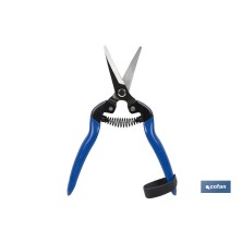 Tijeras de recolección con punta curva y longitud total de 185 mm | Especiales para jardinería