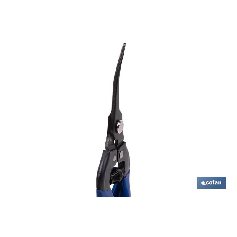 Tijeras de recolección con punta curva y longitud total de 185 mm | Especiales para jardinería