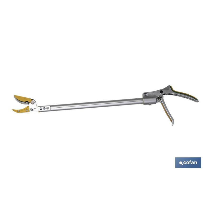 Podadora telescópica de largo alcance | 630 mm de longitud | Poda de árboles y recogida de frutas | Práctico y duradero