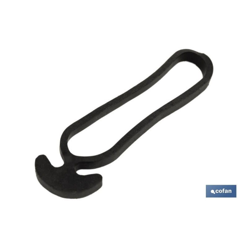 Goma de ancla N.º 5 Extra | Goma ancla de 5 cm | Tensor para tutores de plantación | Para cultivo