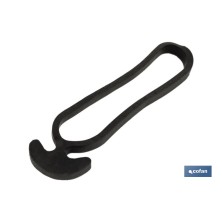 Goma de ancla N.º 8 Extra | Goma ancla de 8 cm | Tensor para tutores de plantación | Para cultivo