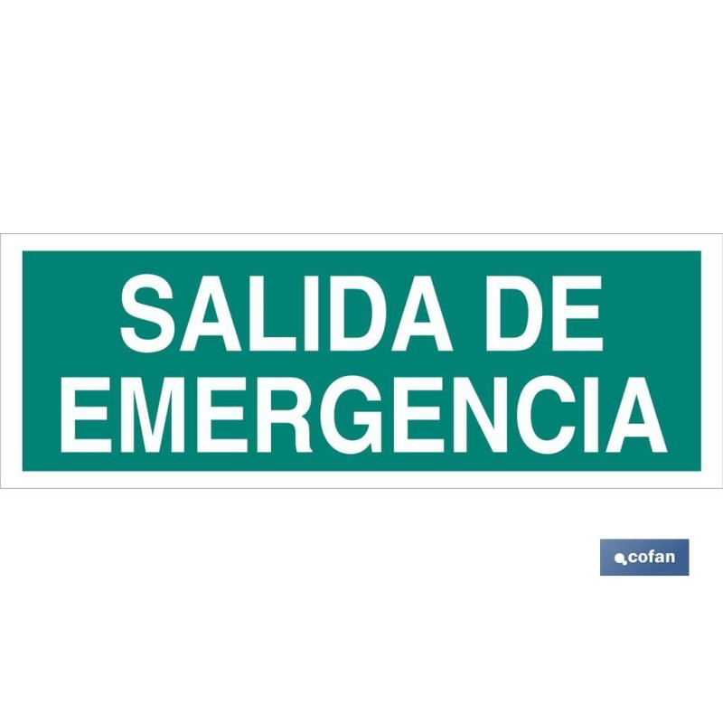 Salida de Emergencia Texto