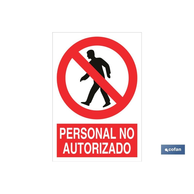 Personal no autorizado