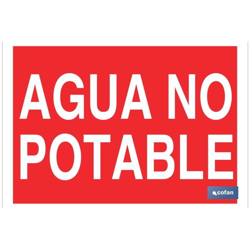 Agua no potable