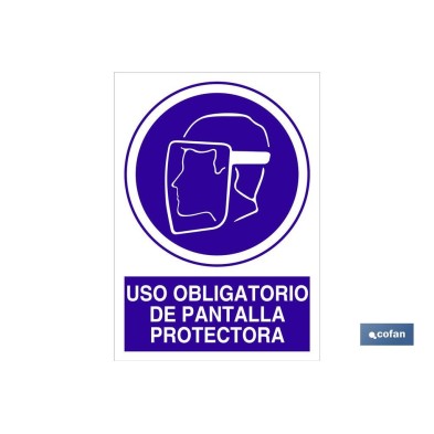 Uso obligatorio de pantalla protectora