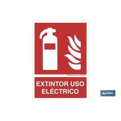 Extintor uso eléctrico