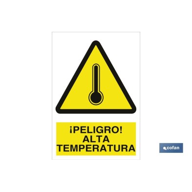 ¡Peligro! alta temperatura