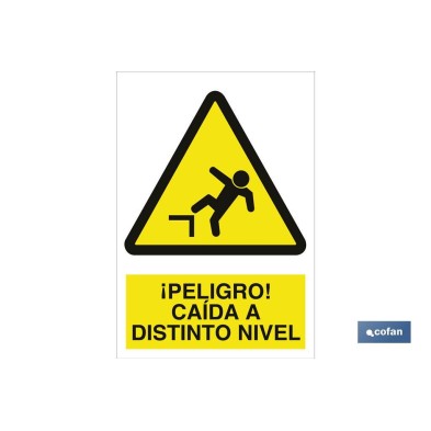 ¡Peligro! caída a distinto nivel