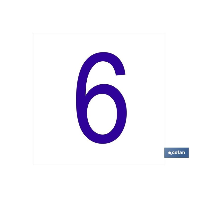 6 Número en glasspack