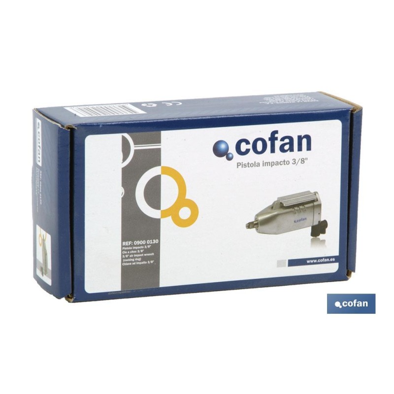 Pistola Impacto 3/8 | Llave de Impacto Neumática 3/8 | Pistola atornillador Neumática 3/8