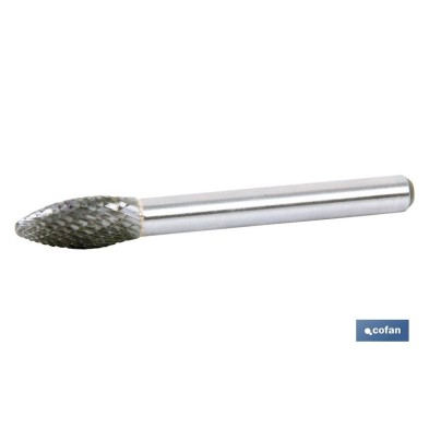 Fresas Rotativas Metal Duro Dentado Cruzado Punta Llama