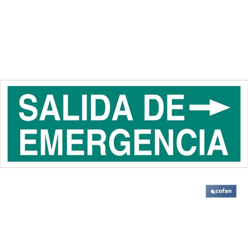 Salida de Emergencia Texto