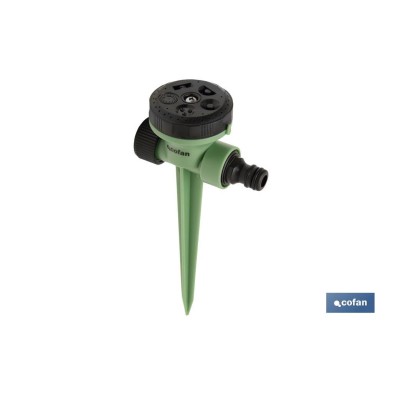 Aspersor de riego | 5 posiciones de riego | Material de polipropileno | Apto para jardín