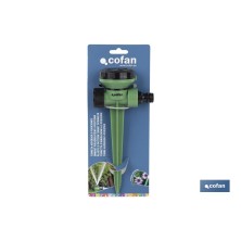 Aspersor de riego | 5 posiciones de riego | Material de polipropileno | Apto para jardín