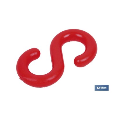 Gancho S Color Rojo