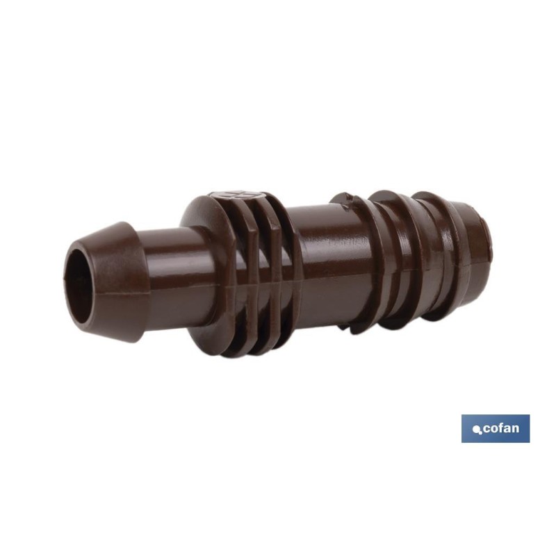 Toma inicial para sistema de riego y aspersión | 16 mm de diámetro | Conexión sencilla | Ideal para agricultura y jardinería