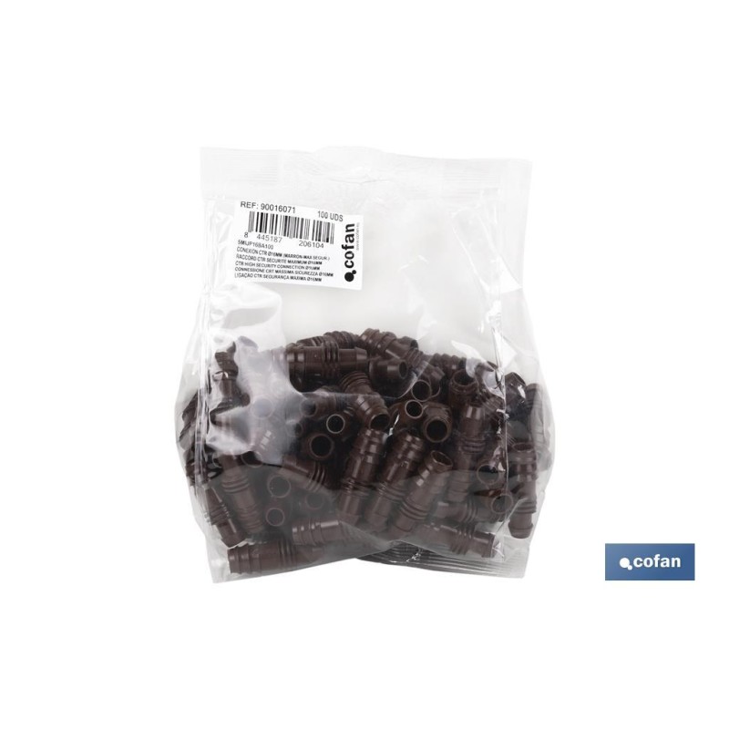 Toma inicial para sistema de riego y aspersión | 16 mm de diámetro | Conexión sencilla | Ideal para agricultura y jardinería