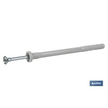 Taco de golpe con collarín plano | Medidas desde Ø 5 hasta 8 mm | Longitudes desde 30 hasta 80 mm