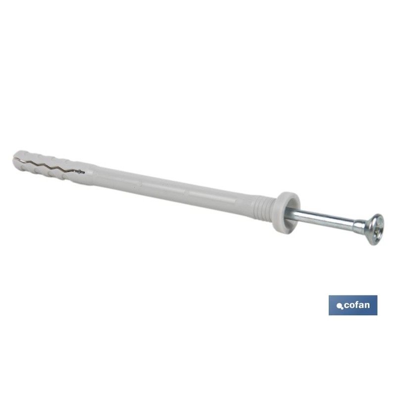 Taco de golpe con collarín plano | Medidas desde Ø 5 hasta 8 mm | Longitudes desde 30 hasta 80 mm