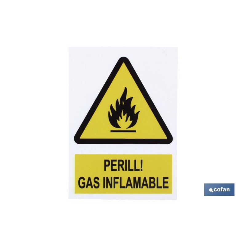 Perill gas inflamable