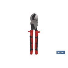 Tenazas cortacables de aluminio y cobre | Para grosores desde 3 hasta 22 mm | Longitud 220 mm