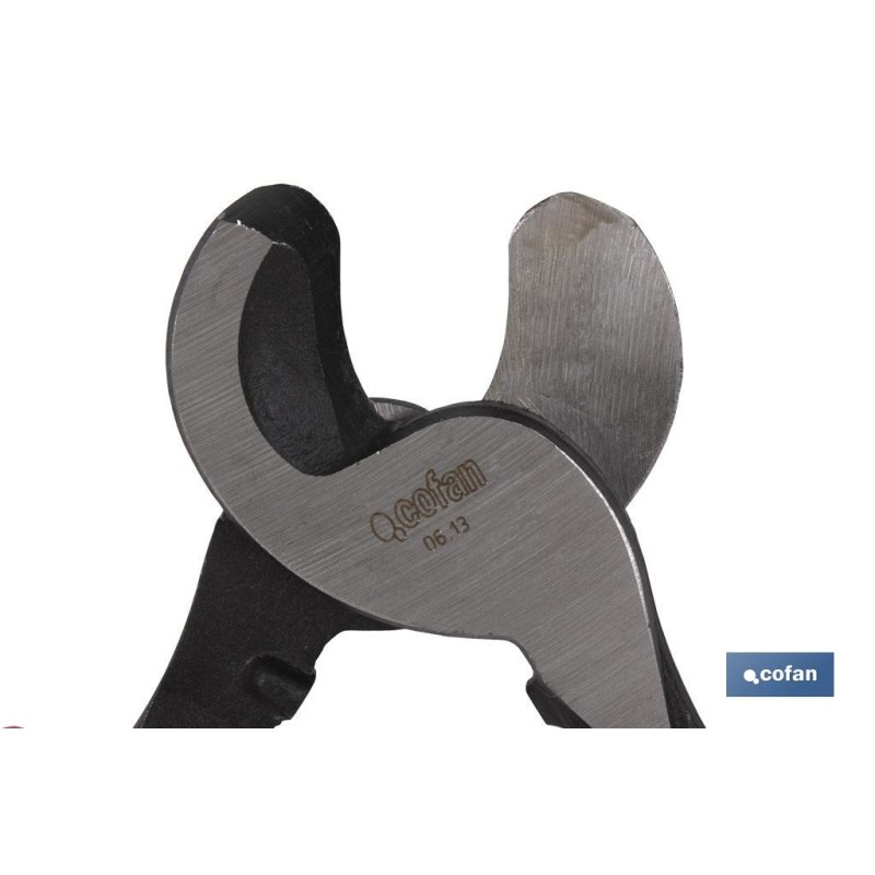 Tenazas cortacables de aluminio y cobre | Para grosores desde 3 hasta 22 mm | Longitud 220 mm