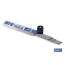 Cuchillas de repuesto para cúter | Recambio de 10 unidades | Cuchilla de cúter troceable