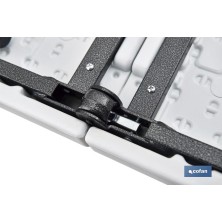 Mesa Plegable Rectangular con bloqueo de seguridad | Color: Blanco | Dos medidas a elegir