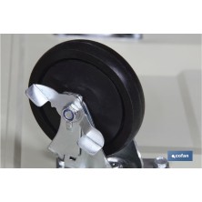 Carro plataforma plegable de aluminio