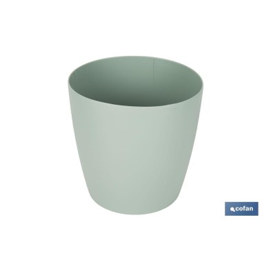 Maceta de Polipropileno redonda | Especial para plantas y flores | Perfecta para colocar en exterior o en interior