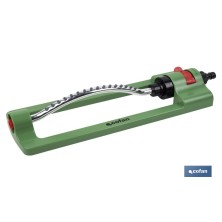 Aspersor oscilante regulable