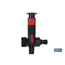 Aspersor sectorial direccionable