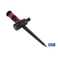 Aspersor sectorial direccionable