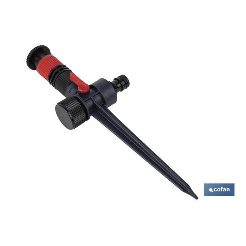 Aspersor sectorial direccionable