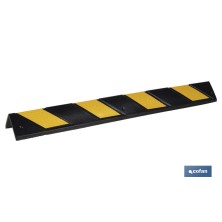 Esquinero Recto | Colores: amarillo y negro | Medidas: 8 x 800 x 100 mm