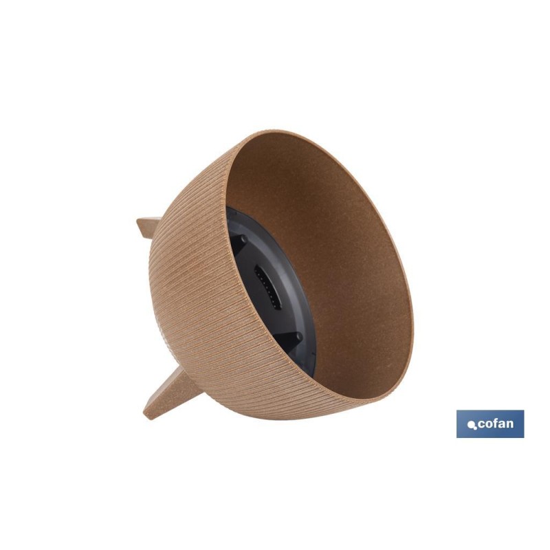 Macetas decorativas con patas desmontables | Macetas redondas con rayas | Resistentes a UV | Disponibles en varios colores y dif