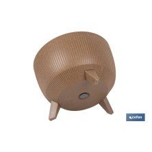 Macetas decorativas con patas desmontables | Macetas redondas con rayas | Resistentes a UV | Disponibles en varios colores y dif