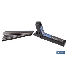 Recambio de cuchillas para cúter profesional | Hojas negras con afilado láser | Pack de 10 cuchillas SK2 | Disponible en 3 medid