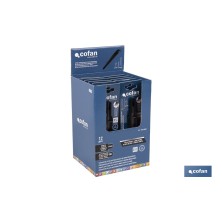 Expositor de cúteres antideslizantes | Incluye 12 cúteres de ABS| Disponible en diferentes medidas