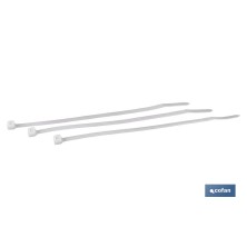 Bridas de Nylon PA 6.6 Color Blancas