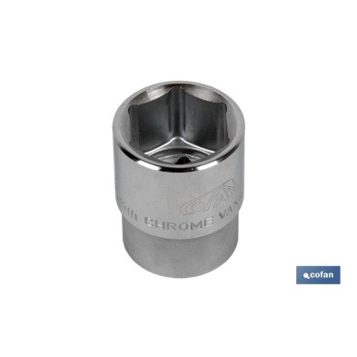 LLave de Vaso métrico 3/4 | 6 caras hexagonal | Medida 19 a 60 mm