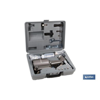 Kit Remachadora neumática para remaches Ø2,5 a Ø5mm